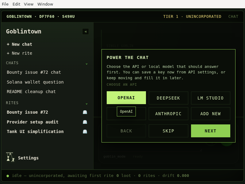 Screenshot of Goblintown