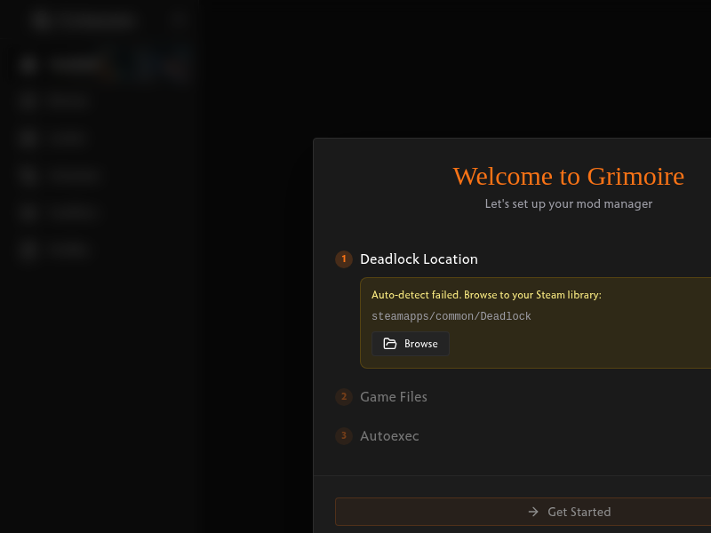 Screenshot of Grimoire
