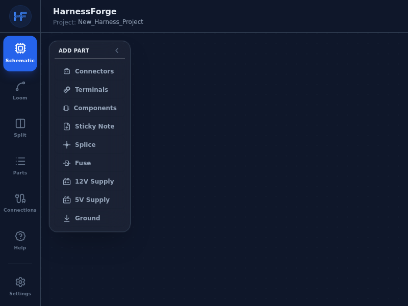 Screenshot of HarnessForge-Public