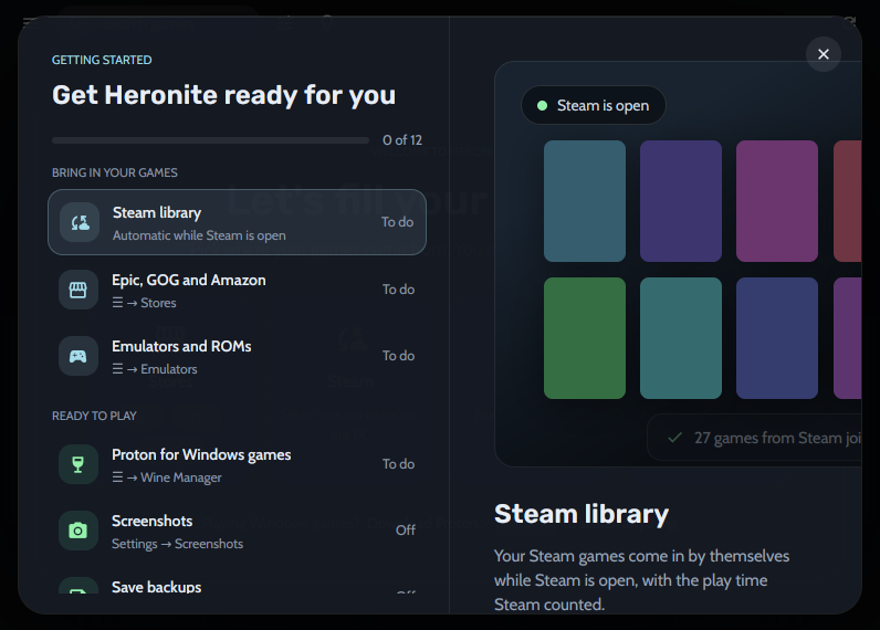 Screenshot of Heronite