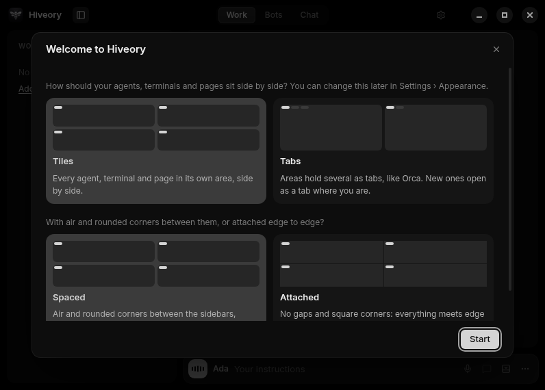 Screenshot of Hiveory