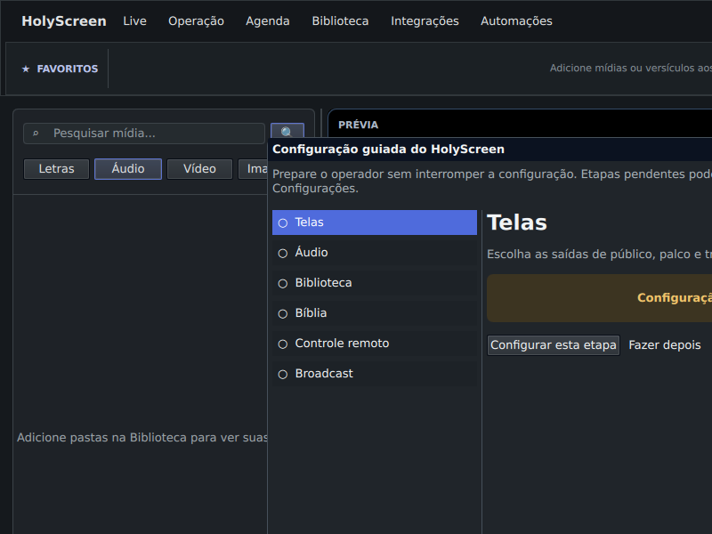 Screenshot of HolyScreen