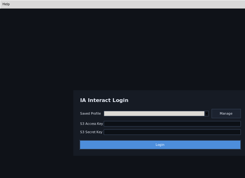 Screenshot of IA-Interact