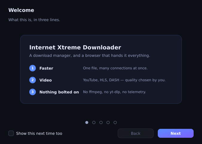 Screenshot of IXD