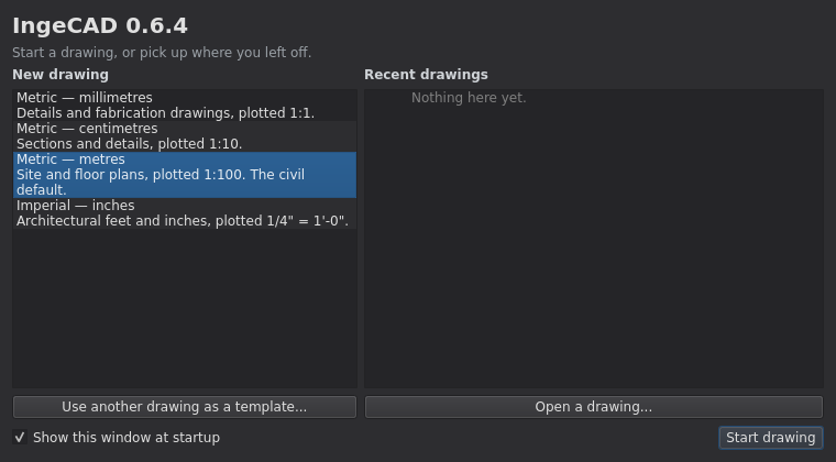 Screenshot of IngeCAD