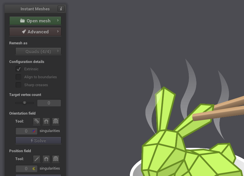 Screenshot of Instant_Meshes