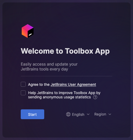 Screenshot of JetBrains_Toolbox