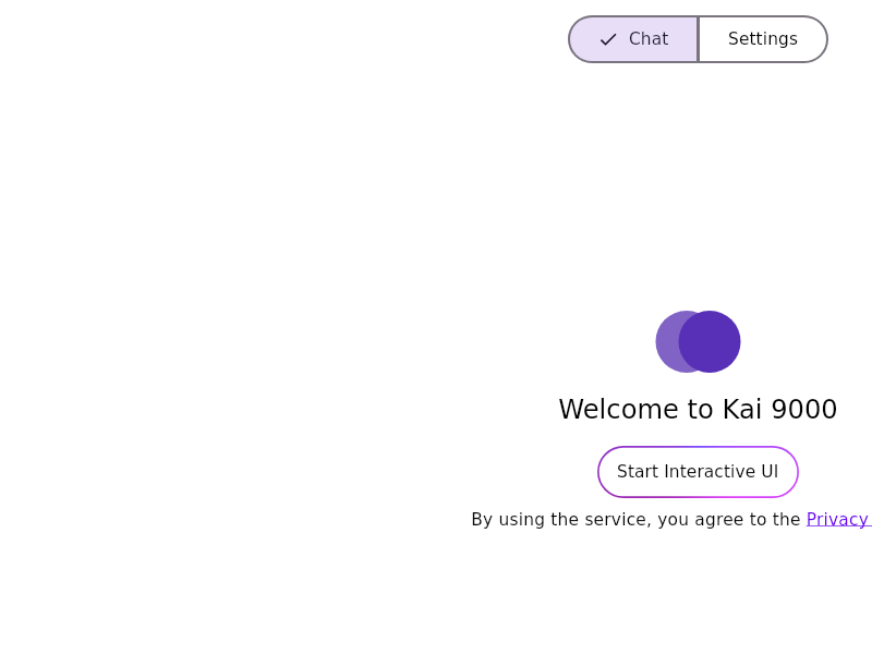 Screenshot of Kai