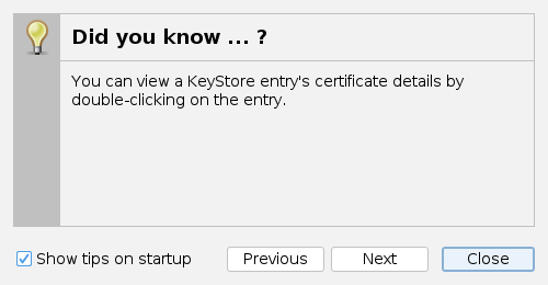 Screenshot of KeyStore_Explorer