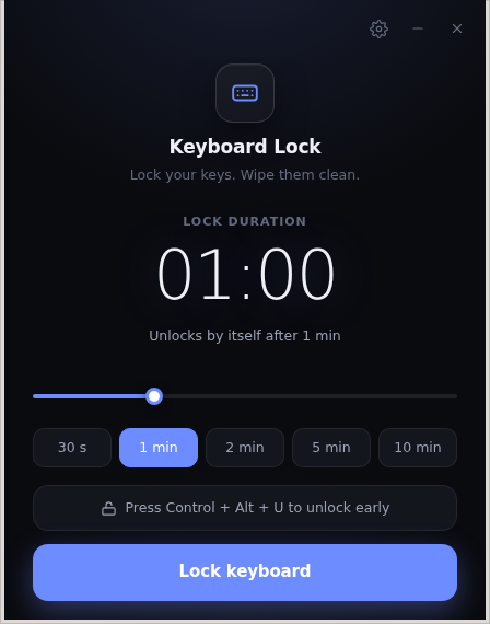 Screenshot of Keyboard_Lock