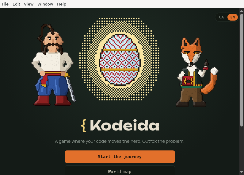 Screenshot of Kodeida