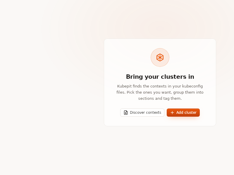Screenshot of Kubepit