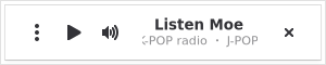Screenshot of LISTEN.moe