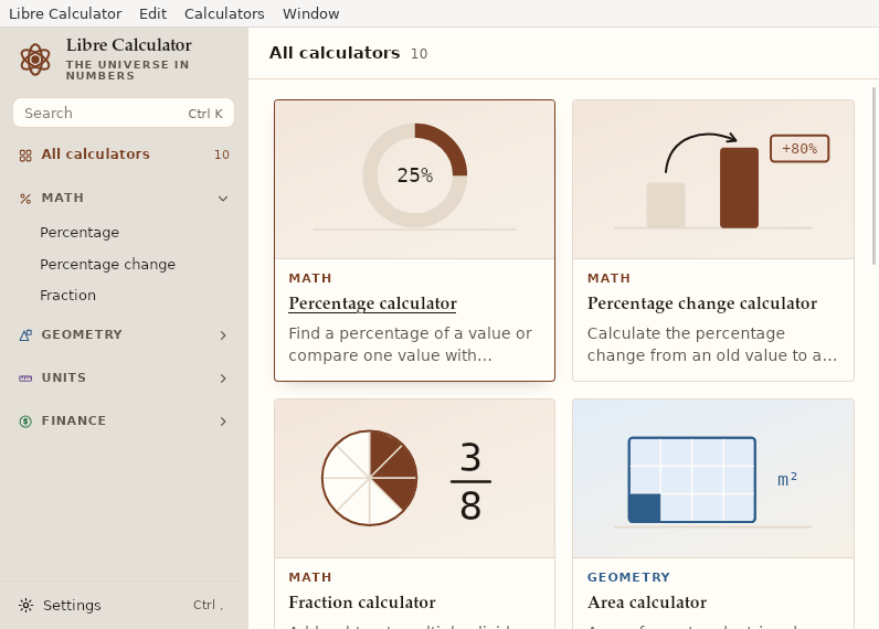 Screenshot of Libre_Calculator