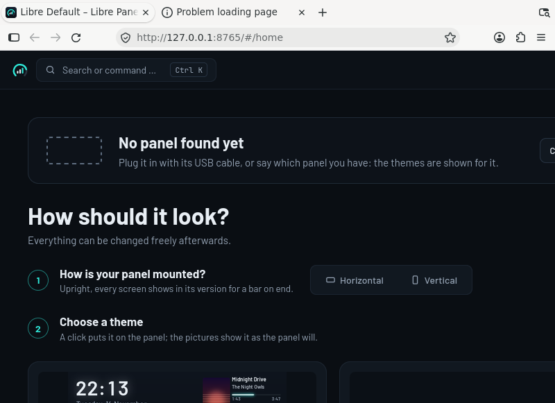 Screenshot of Libre_Panel