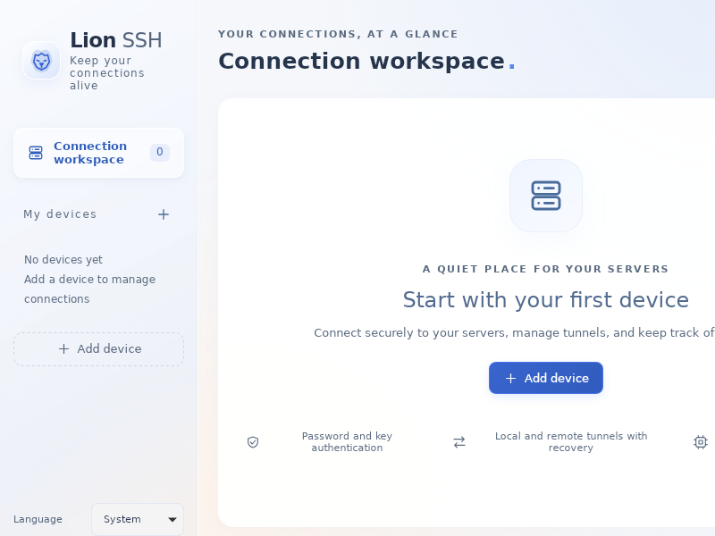 Screenshot of Lion_SSH