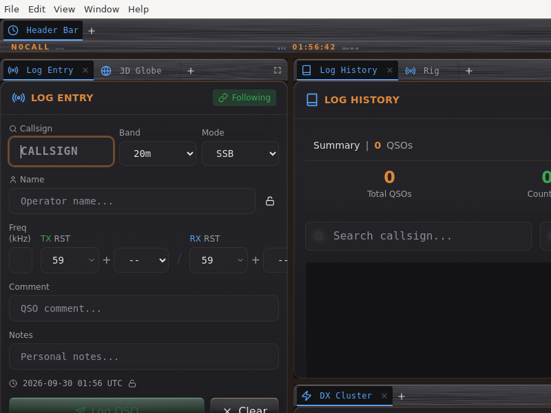 Screenshot of Log4YM