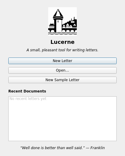 Screenshot of Lucerne