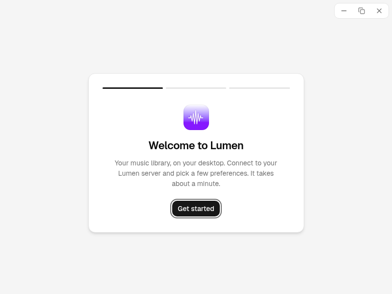 Screenshot of Lumen