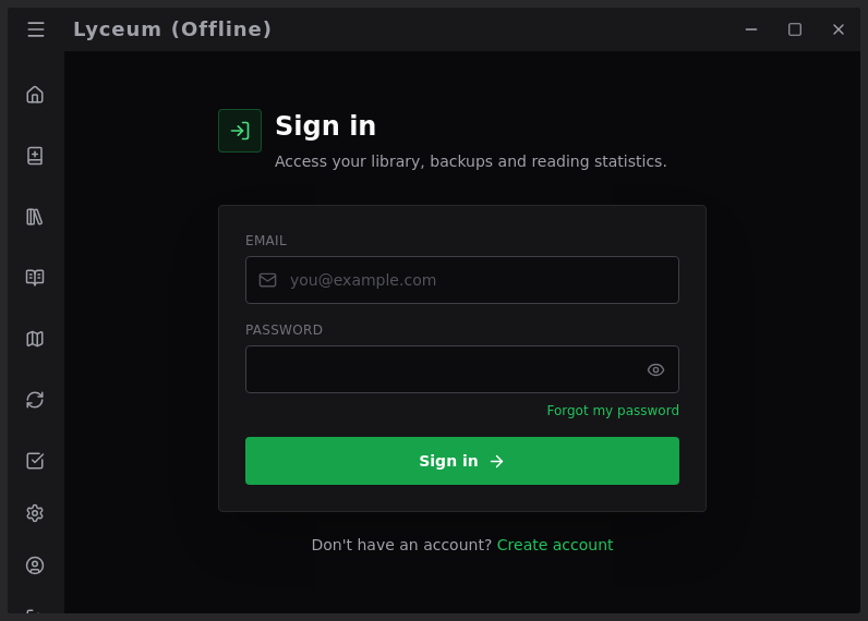 Screenshot of Lyceum