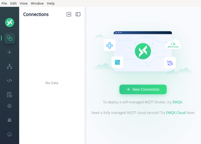 Screenshot of MQTTX