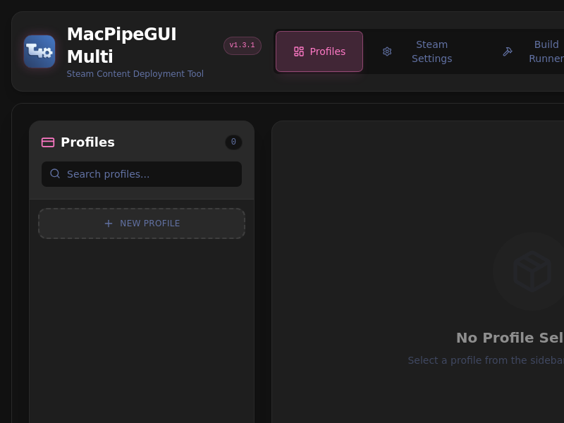 Screenshot of MacPipeGUI