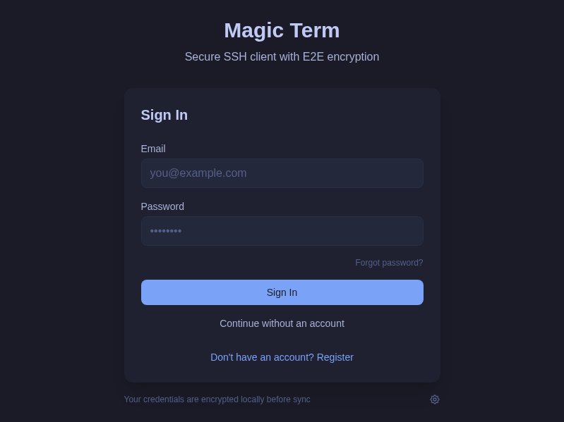Screenshot of Magic_Term