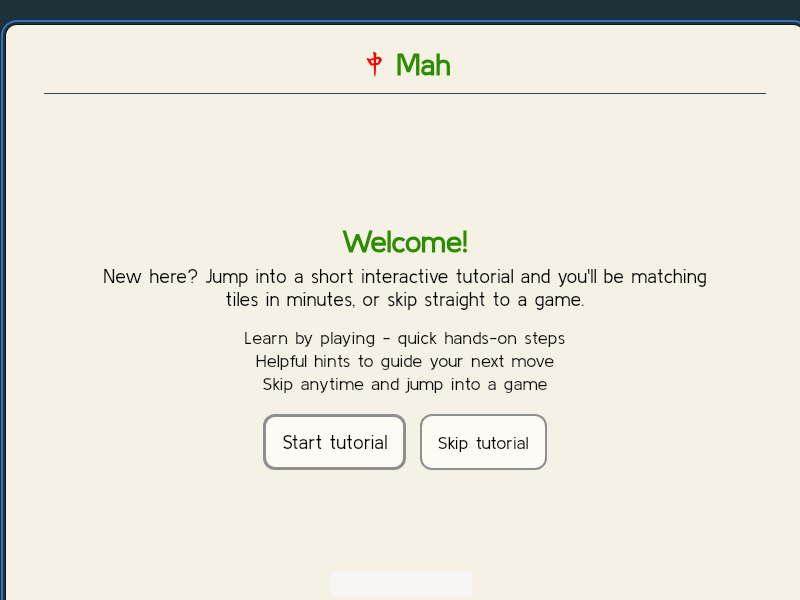 Screenshot of Mah