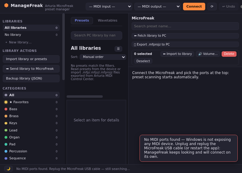 Screenshot of ManageFreak