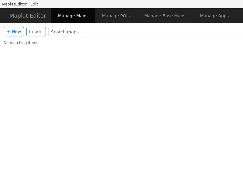 Screenshot of MaplatEditor