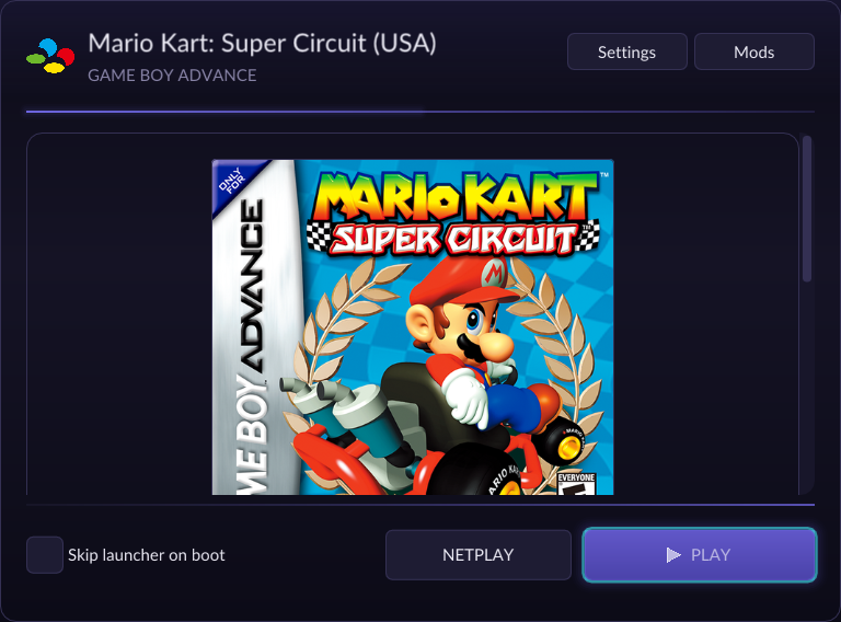 Screenshot of MarioKartSuperCircuitRecomp
