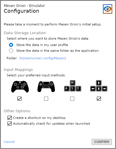 Screenshot of MesenOrion