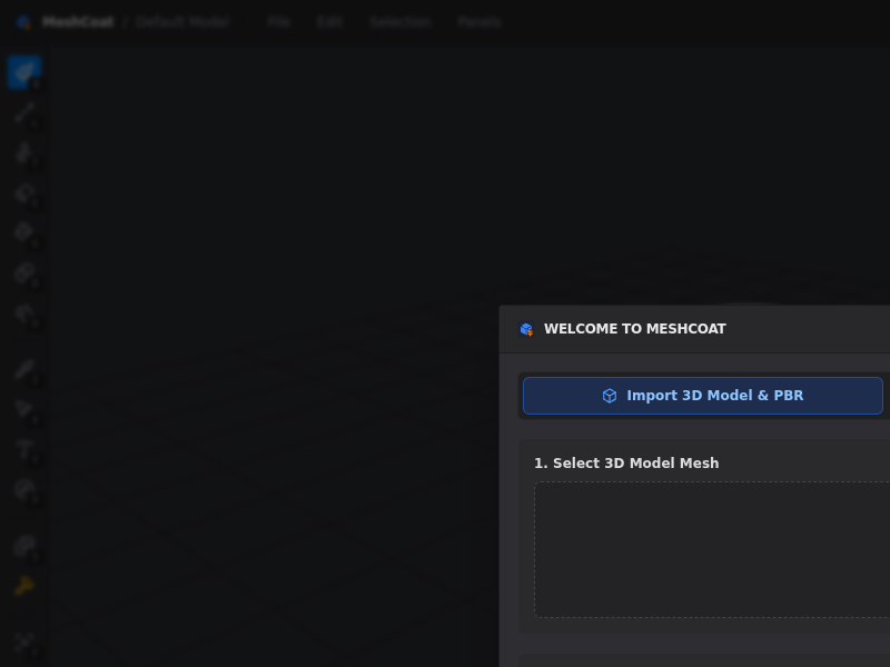 Screenshot of MeshCoat