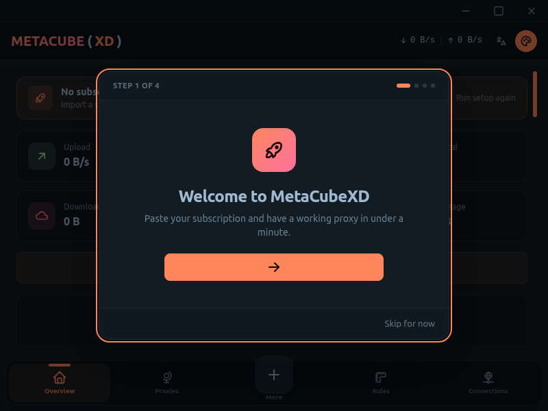 Screenshot of MetaCubeXD