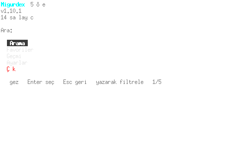 Screenshot of Migurdex