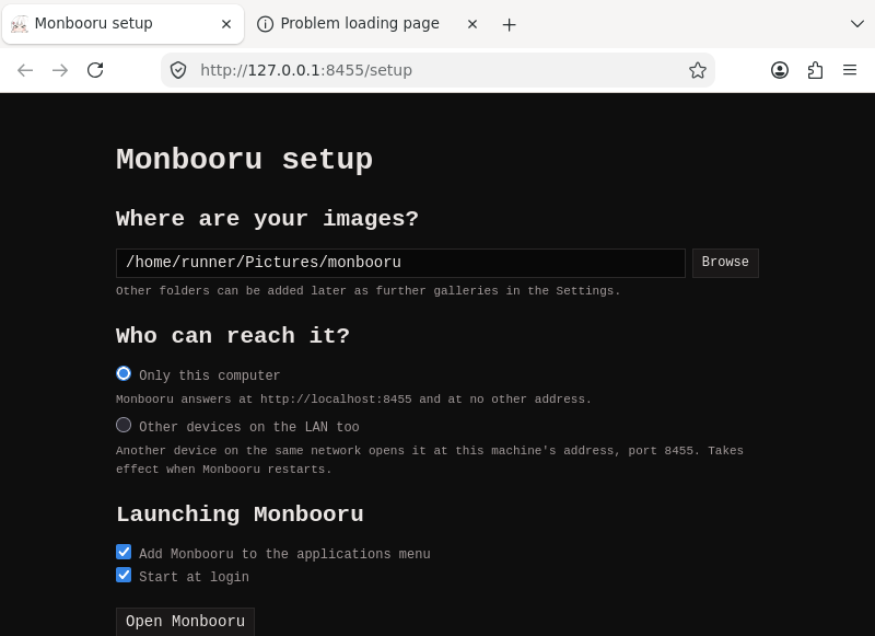 Screenshot of Monbooru
