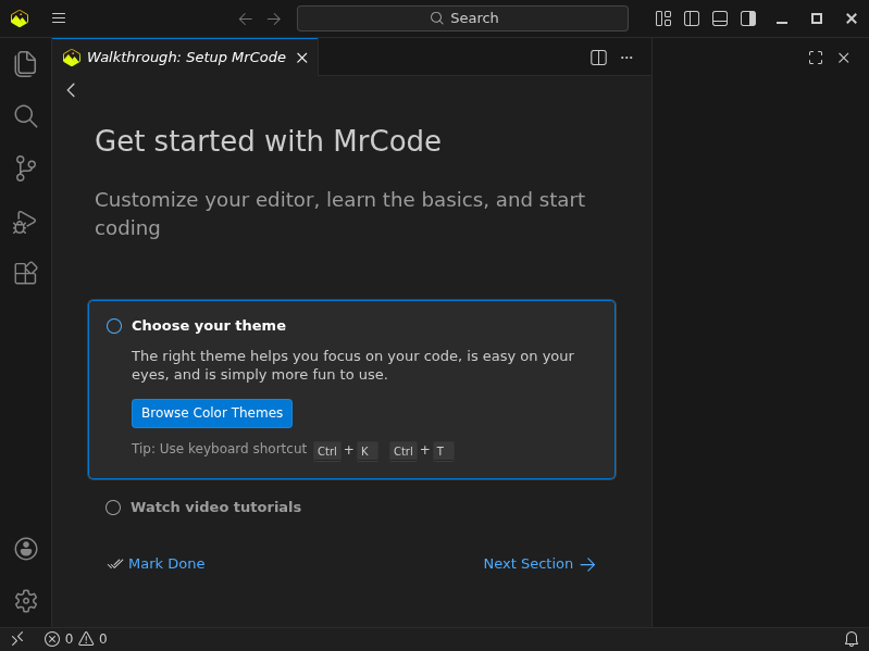 Screenshot of MrCode