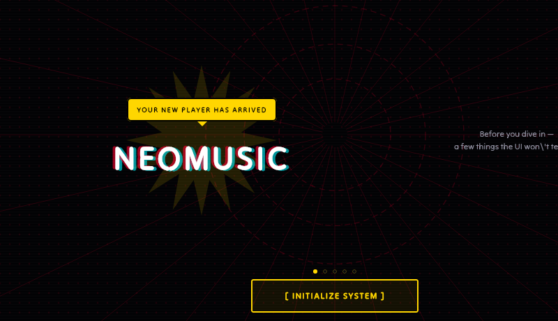 Screenshot of NeoMusic