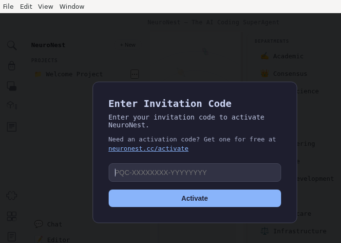 Screenshot of NeuroNest