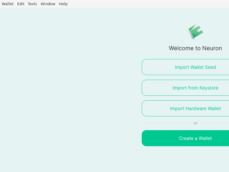 Screenshot of Neuron