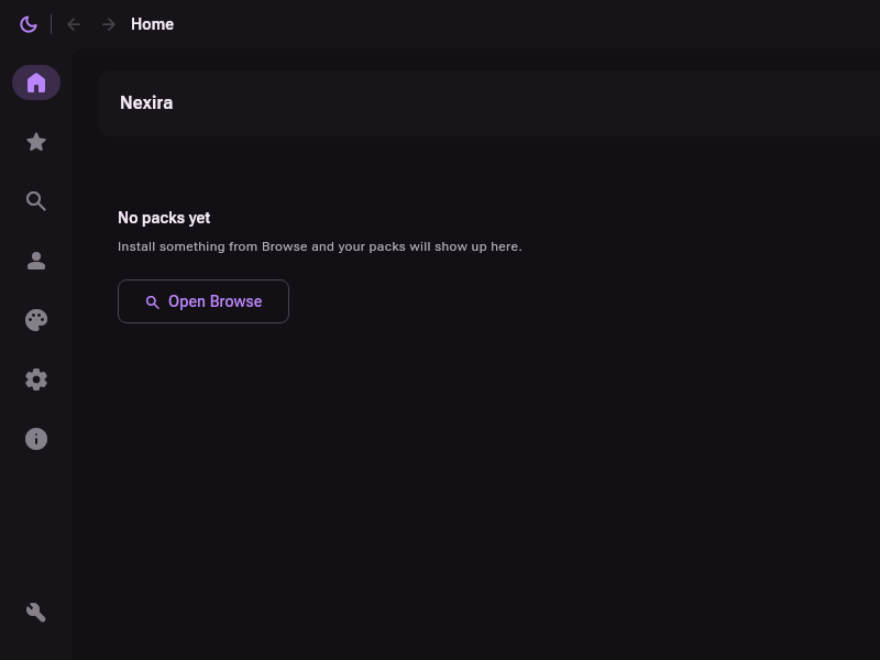 Screenshot of Nexira
