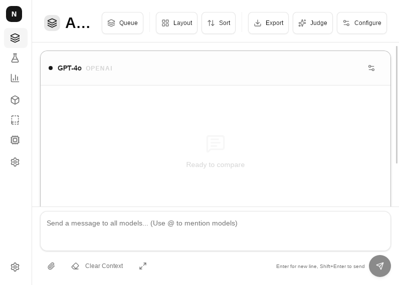 Screenshot of NiLLM