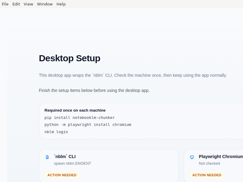 Screenshot of NotebookLM_Chunker