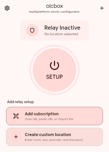 Screenshot of Olcbox