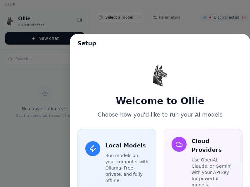 Screenshot of Ollie