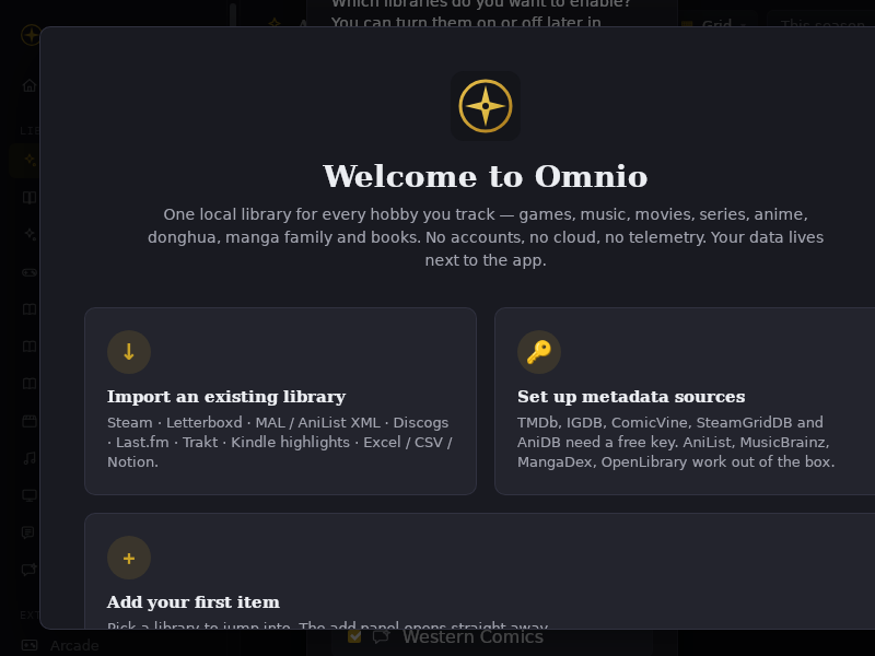 Screenshot of Omnio