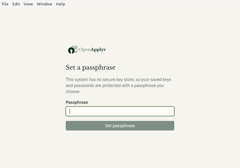 Screenshot of OpenApplyr