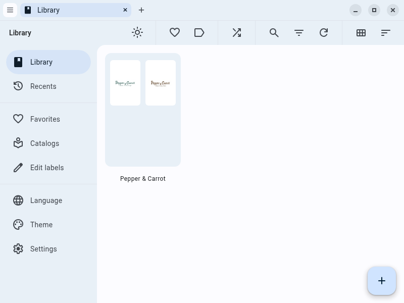 Screenshot of OpenComic_Nightly