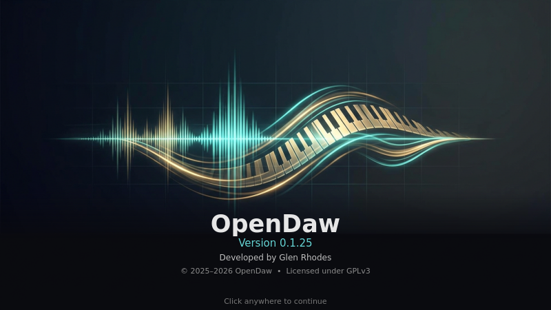 Screenshot of OpenDaw