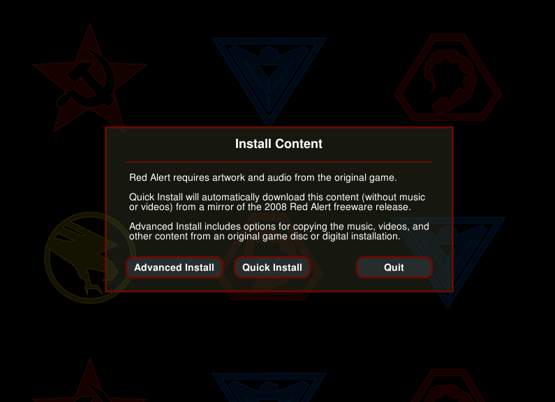 Screenshot of OpenRA